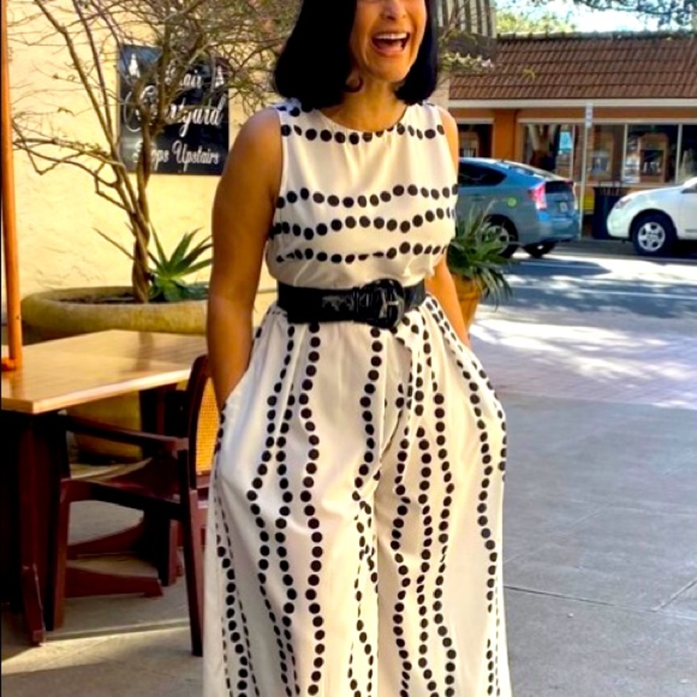 Polka Dot Print Plus Size